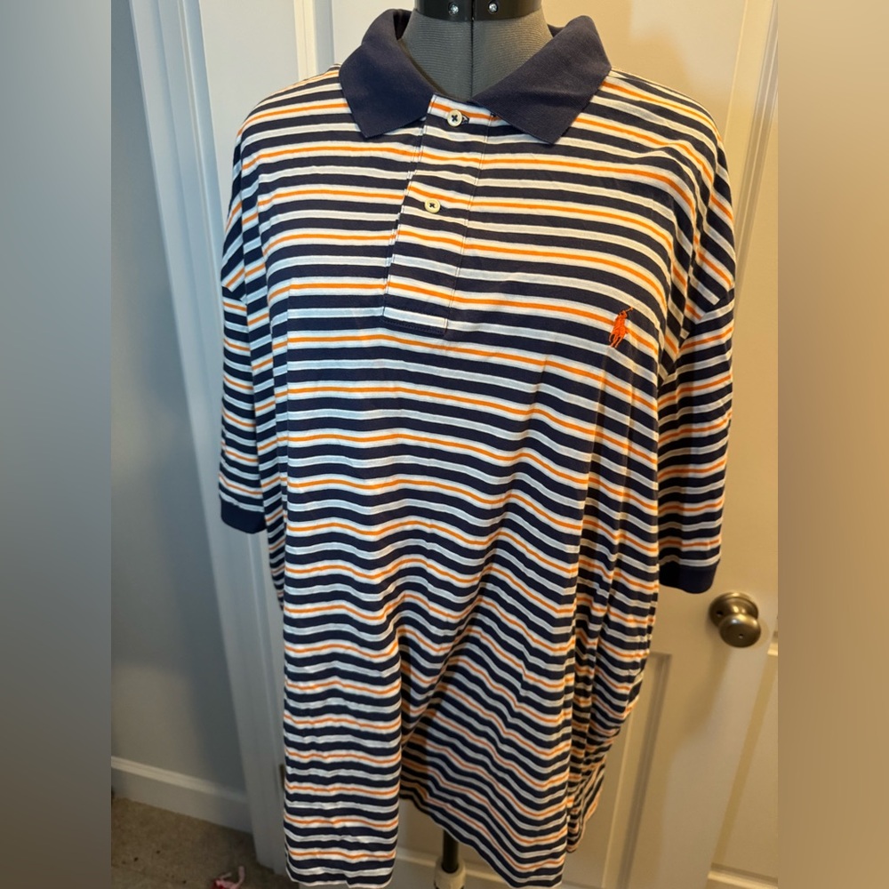 EUC.   Polo Ralph Lauren Striped Shirt 2XB.